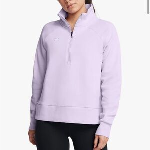 Under Armour Lavender Zip-Up sweater